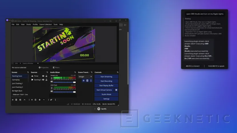 Geeknetic El Stream Deck de Elgato ya puede controlarse con IA gracias a NVIDIA G-Assist 2