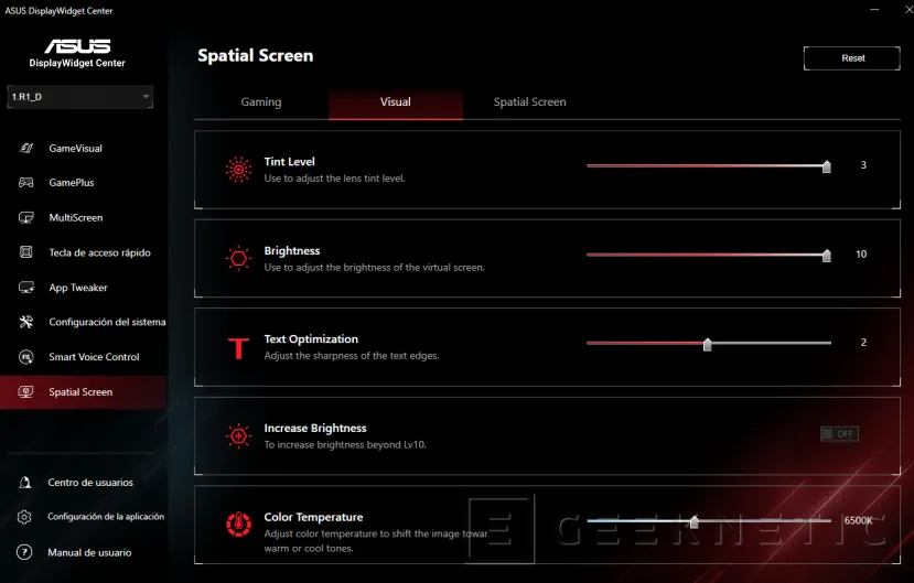 Geeknetic ASUS ROG XREAL R1 Review: las gafas Micro-OLED que convierten tu portátil o consola en un panel virtual de 171 pulgadas 14