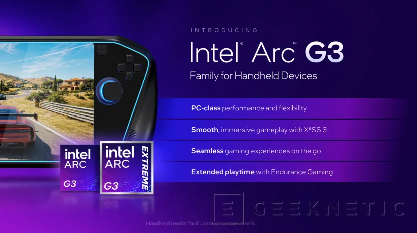 Geeknetic Intel lanza oficialmente los procesadores Arc G3 y Arc G3 Extreme para consolas portátiles 1