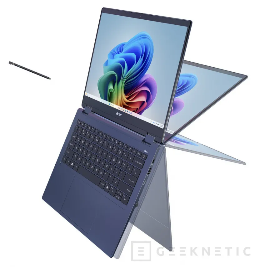 Geeknetic Acer amplía su catálogo con los Swift Spin 14 AI y Aspire Go 15 con chips ARM y la nueva plataforma Snapdragon C 1