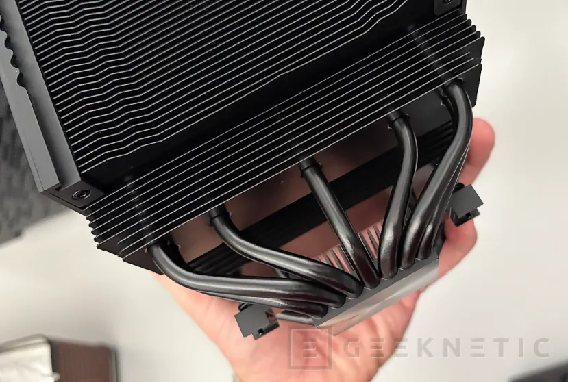 Geeknetic be quiet! Dark Rock Pro 6 Review: 300W de potencia, parada completa de ventiladores al 40% PWM 8