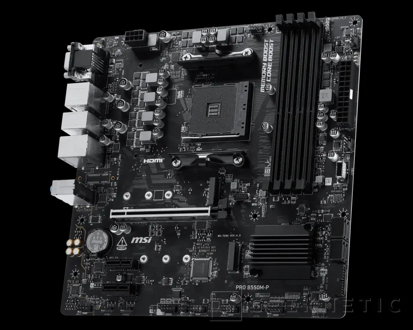 Geeknetic MSI lanza nuevas placas base B550M-P y B550M-B que alargan la vida del socket AMD AM4 2