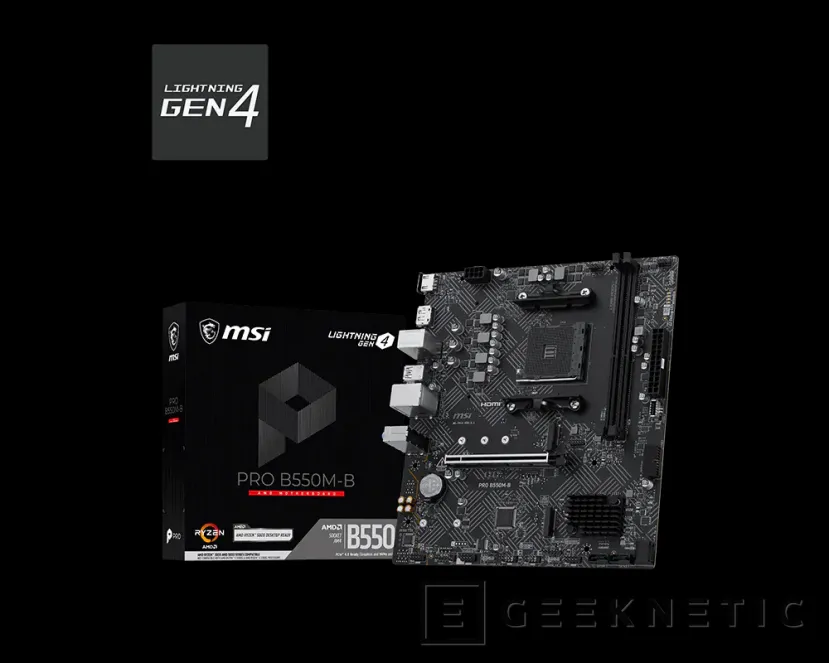 Geeknetic MSI lanza nuevas placas base B550M-P y B550M-B que alargan la vida del socket AMD AM4 1