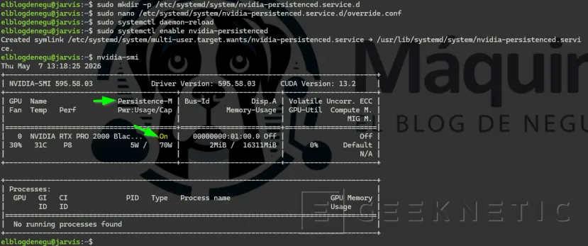 Geeknetic Post-instalación Ubuntu Server 24.04 para IA local: el servidor que trabaja en silencio 6