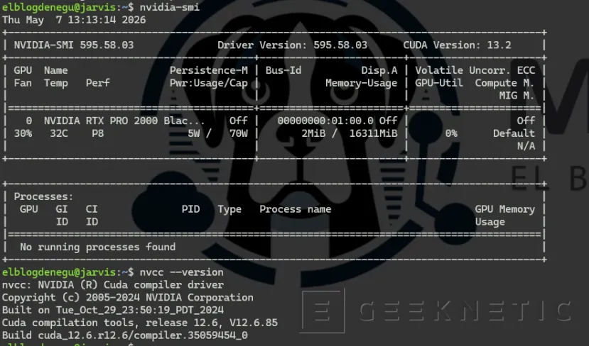 Geeknetic Post-instalación Ubuntu Server 24.04 para IA local: el servidor que trabaja en silencio 5