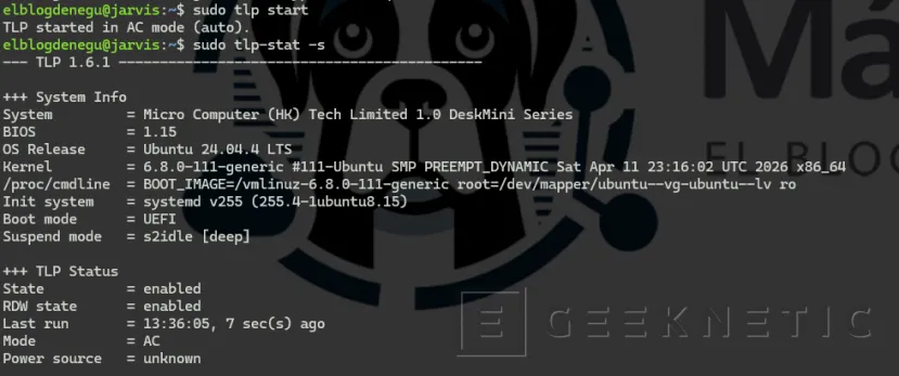 Geeknetic Post-instalación Ubuntu Server 24.04 para IA local: el servidor que trabaja en silencio 13