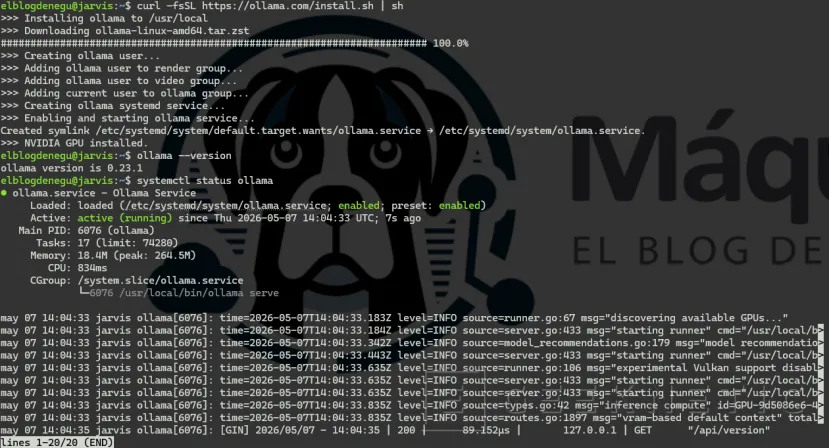 Geeknetic Post-instalación Ubuntu Server 24.04 para IA local: el servidor que trabaja en silencio 22