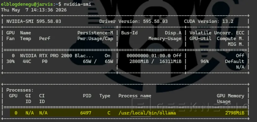 Geeknetic Post-instalación Ubuntu Server 24.04 para IA local: el servidor que trabaja en silencio 26