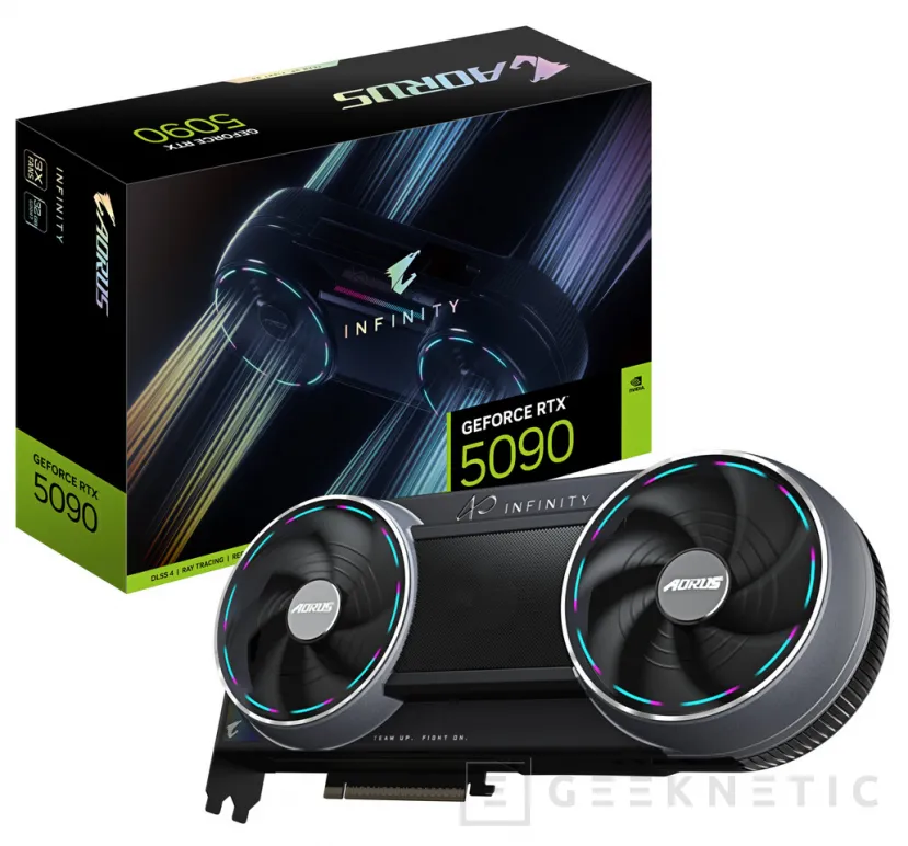 Geeknetic La AORUS GeForce RTX 5090 Infinity de Gigabyte ya está disponible: el diseño de PCB separada que cambia cómo se refrigera una GPU de gama alta 1