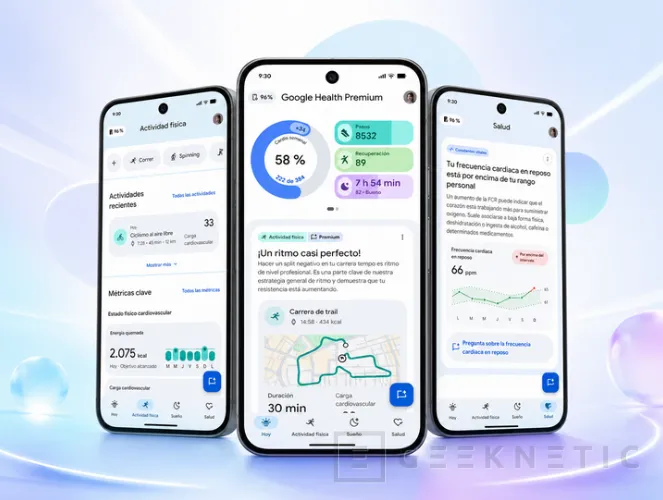 Geeknetic Google Health toma el relevo de Fitbit y marca el siguiente paso de Google para dominar la salud con software y hardware propio 2