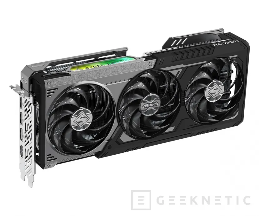 Geeknetic ASRock lanza la Radeon RX 9070 GRE Steel Legend Dark 12 GB OC con refrigeración triple y frecuencia boost de 2920 MHz 2