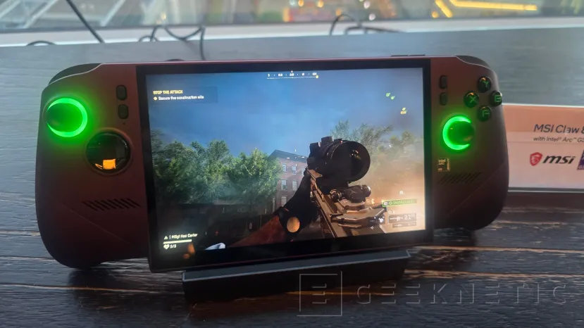 Geeknetic Probamos en el Computex 2026 la MSI Claw 8 EX AI+ con Intel Arc G3 Extreme y pantalla de 9 pulgadas a 120 Hz 2