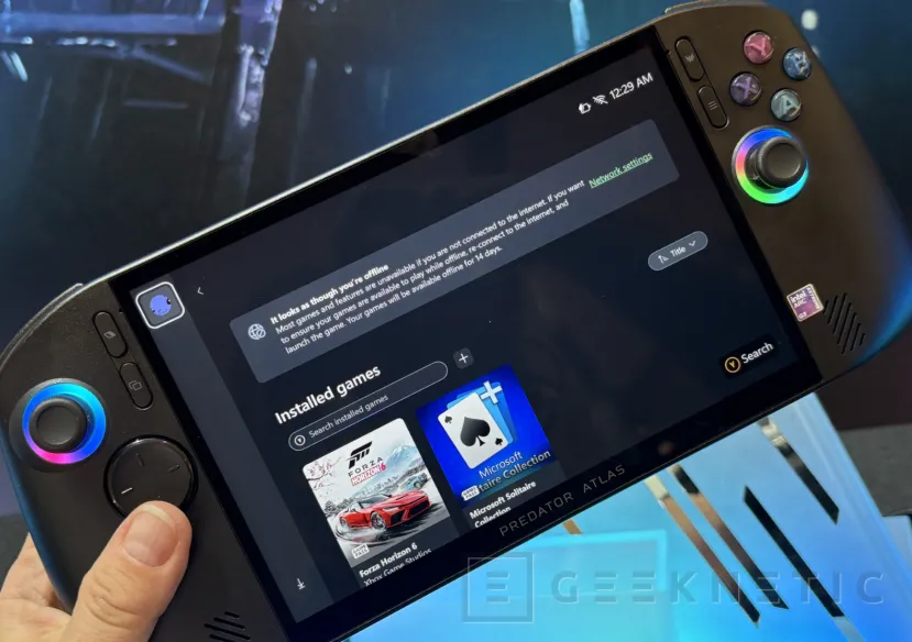 Geeknetic Probamos la Acer Predator Atlas 8: toma de contacto con la primera consola portátil con el Intel Arc G3 Extreme 1