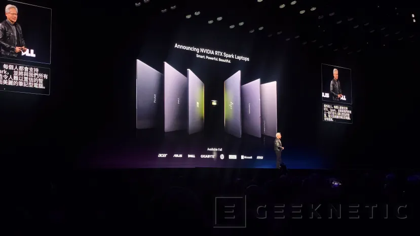 Geeknetic NVIDIA entra de lleno en la batalla de las CPUs, ya están aquí los procesadores RTX Spark para portátiles 4