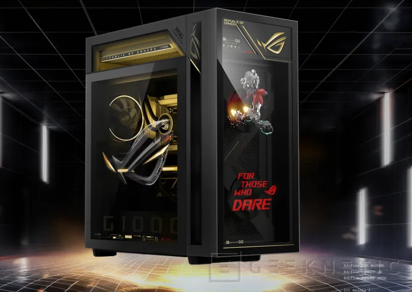 Geeknetic ASUS ROG G1000 Edition 20: así es el sobremesa de 40 kilos con ventiladores holográficos y un Ryzen 9 9950X3D 2