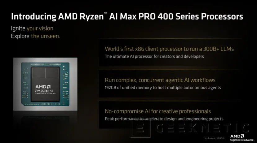 Geeknetic AMD presenta los Ryzen AI PRO 400 para sobremesa: los primeros procesadores de escritorio compatibles con Copilot+ 1