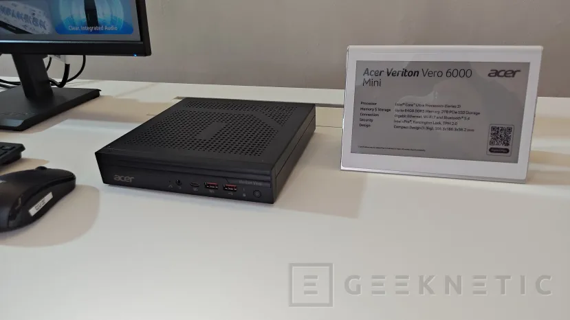 Geeknetic Acer nos enseña en el Computex 2026 los nuevos Veriton RA110, mini PC Vero y una torre compacta con expansión PCIe 2