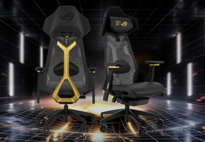 Geeknetic Un ratón de 65.000 DPI y un teclado con fibra de carbono bañados en oro de 24 quilates entre los nuevos periféricos de ASUS ROG 20 aniversario 4