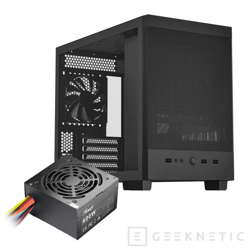 Geeknetic Rosewill lanza la serie FBM-Z, tres cajas microATX con fuente incluida y panel de cristal templado 1