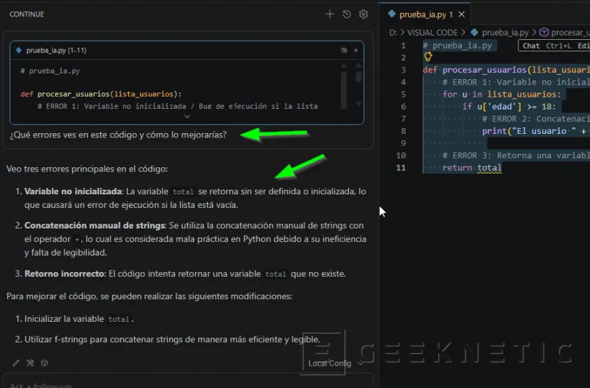 Geeknetic Cómo montar una alternativa local a GitHub Copilot en VS Code 21