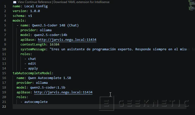 Geeknetic Cómo montar una alternativa local a GitHub Copilot en VS Code 16