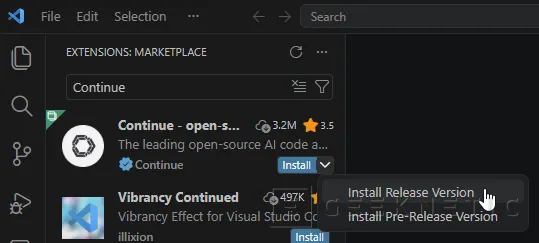 Geeknetic Cómo montar una alternativa local a GitHub Copilot en VS Code 10