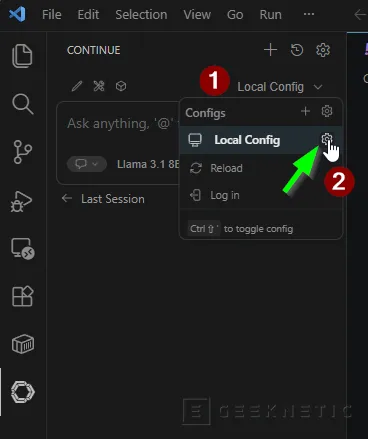Geeknetic Cómo montar una alternativa local a GitHub Copilot en VS Code 14