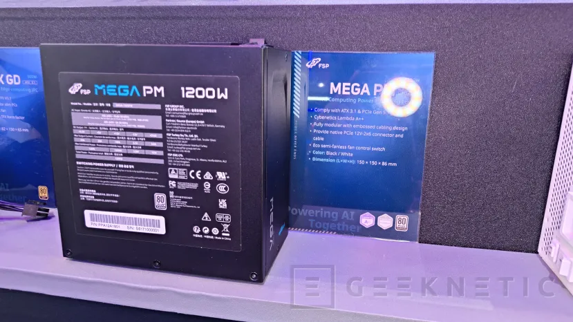 Geeknetic FSP despliega todo su arsenal en COMPUTEX 2026 con cajas SFF, RL para TR5 y fuentes de hasta 3.300 W 18