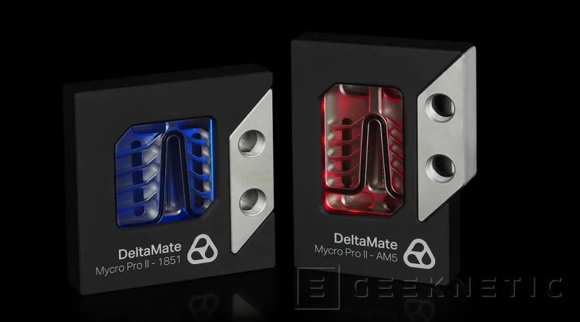 Geeknetic Thermal Grizzly lanza los bloques de RL DeltaMate MPII con un diseño interno distinto optimizado para cada tipo de CPU (AMD o Intel) 1