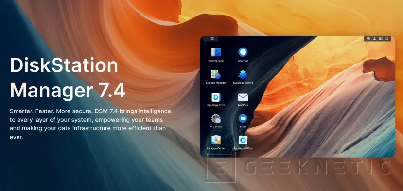 Geeknetic Synology lanza DSM 7.4 con agente de IA, nuevas herramientas de colaboración y mejoras de eficiencia para volúmenes HDD 2