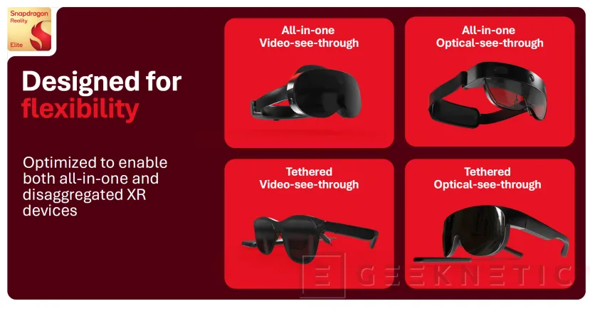 Geeknetic Snapdragon Reality Elite: un 60 % más de potencia gráfica y 20 % extra de batería en el nuevo cerebro de la realidad mixta 9
