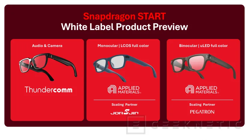 Geeknetic La plataforma Snapdragon START permite a las compañías lanzar gafas con IA rápido y a bajo coste 2