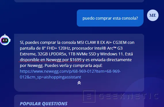 Geeknetic La MSI Claw 8 EX AI+ llega por 1.799 dólares y se convierte en la portátil con Windows más cara 2