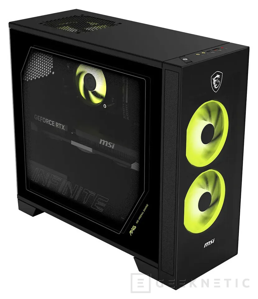 Geeknetic MSI presenta el MAG Infinite Z, un sobremesa gaming compacto con Ryzen 9000 y RTX 5070 Ti 2