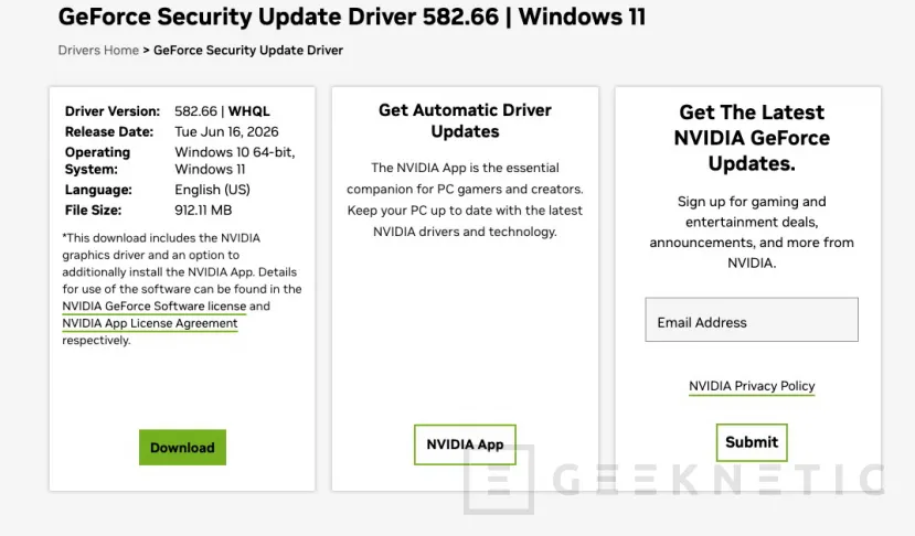 Geeknetic NVIDIA actualiza por seguridad las gráficas Maxwell, Pascal y Volta, pero sin tocar ni un bug de juegos 1