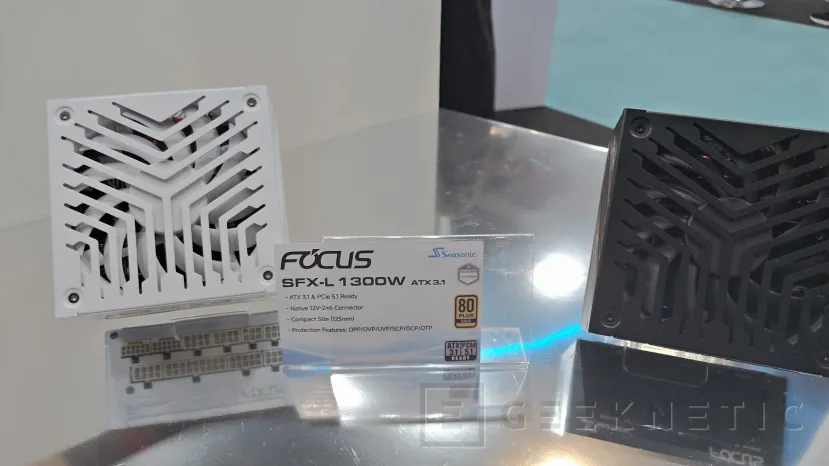 Geeknetic Seasonic FOCUS SGX-1300: una fuente SFX-L de 1.300 W con ATX 3.1 para PCs compactos de alto rendimiento 1