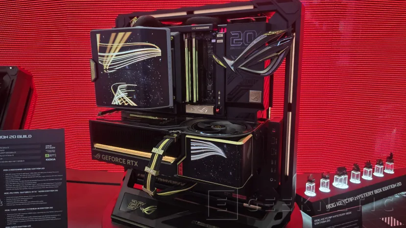 Geeknetic Vertical, inclinada o convertida en benchtable: Así es la estructura modular de la nueva ASUS ROG GR20 Edition 20  2