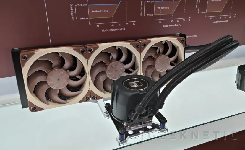 Geeknetic NL-LC1: La primera refrigeración líquida AiO de Noctua llega con aislamiento acústico en el bloque 1