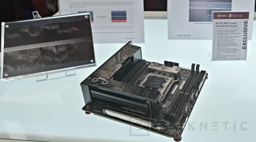 Geeknetic Noctua quiere jubilar a la pasta térmica con su pad térmico de nanotubos de carbono NT-CP1 Carbice sin degradación 4