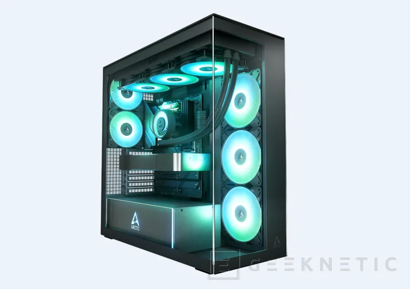 Geeknetic ARCTIC Xtender : caja E-ATX de 64 litros y soporte para gráficas de hasta 48 cm 1