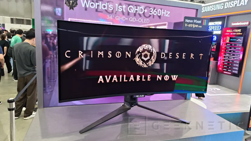 Geeknetic Samsung Display presenta en Computex el primer panel QD-OLED del mundo con 4K y 360Hz a la vez 1