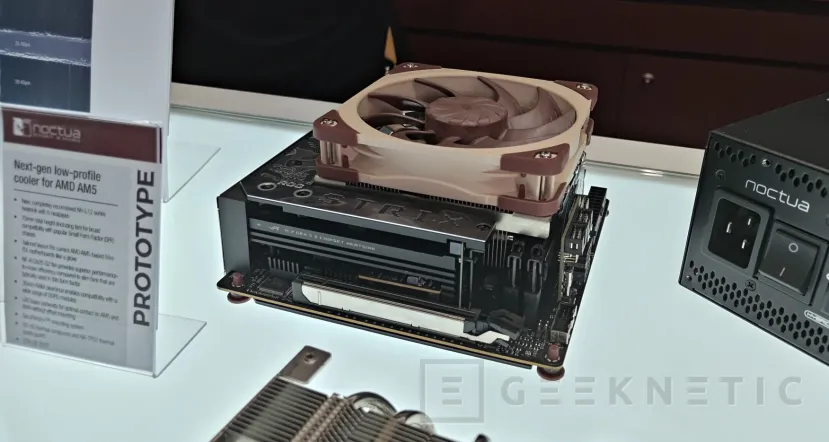 Geeknetic Así es el prototipo del disipador de perfil bajo de alto rendimiento para AM5 que Noctua lanzará en 2027 1