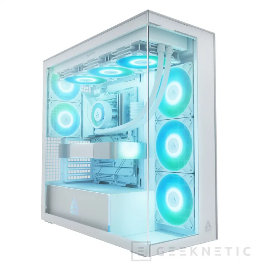 Geeknetic ARCTIC Xtender : caja E-ATX de 64 litros y soporte para gráficas de hasta 48 cm 2