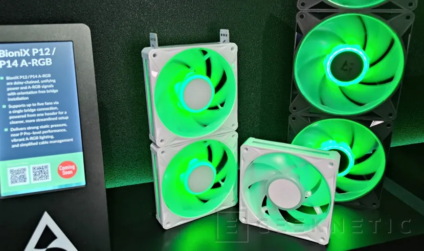 Geeknetic Conectores que transmiten la energía y el ARGB sin cables de por medio: así son los nuevos ventiladores ARCTIC BioniX P12 y P14 2