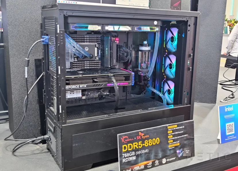 Geeknetic Así funcionan los 768 GB DDR5 RDIMM a 8.800 MT/s de G.Skill para estaciones de trabajo 2