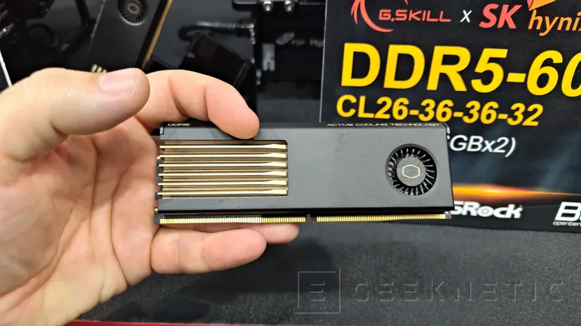 Geeknetic G.SKILL y Cooler Master lanzan en Computex 2026 la MasterDIMM, la primera memoria DDR5 con refrigeración activa integrada 1
