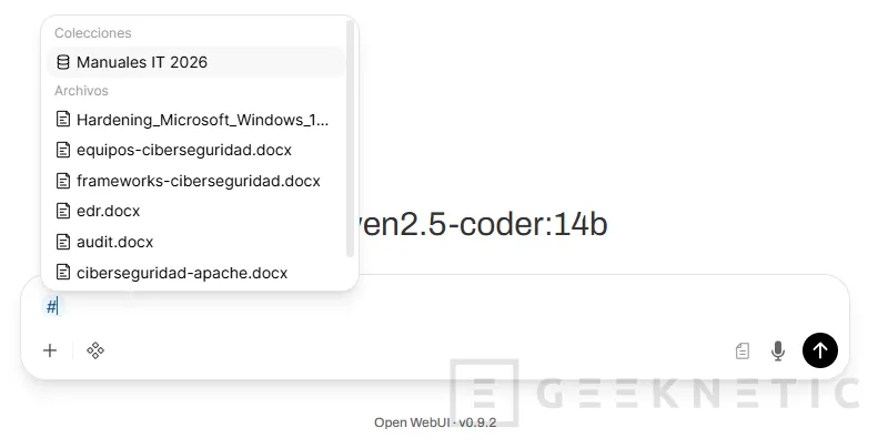 Geeknetic RAG en IA local: Cómo conectar tus documentos a una IA Privada 12