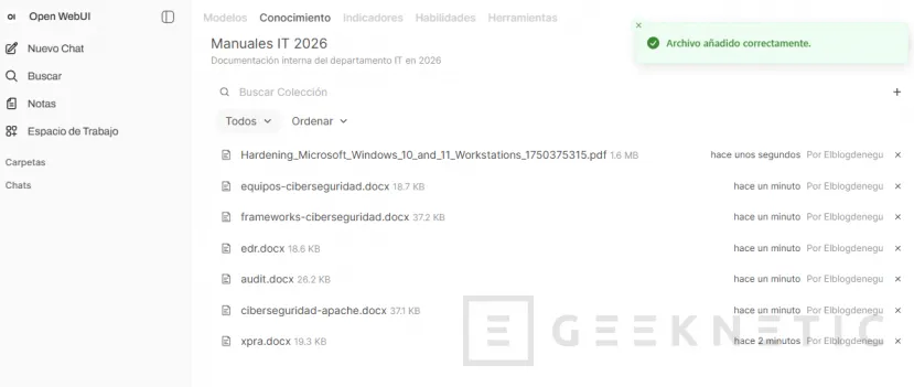 Geeknetic RAG en IA local: Cómo conectar tus documentos a una IA Privada 10