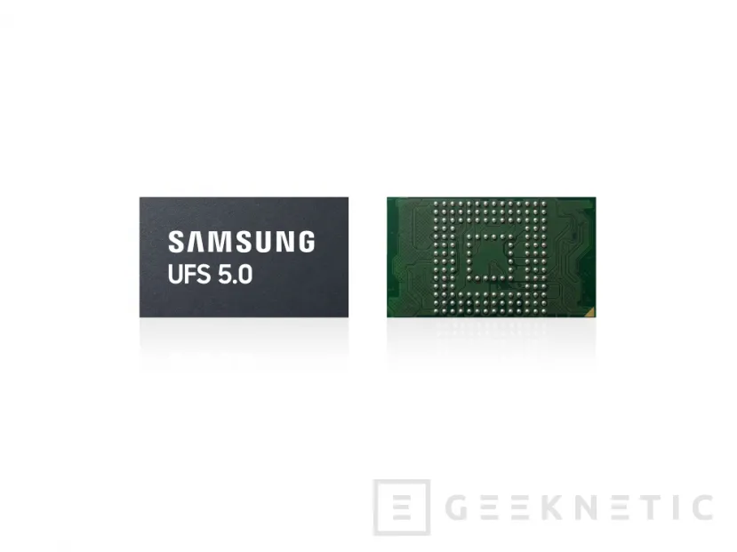 Geeknetic La nueva memoria Samsung UFS 5.0 alcanza casi 11 GB/s y mejora un 40% la eficiencia energética con un tamaño menor 2