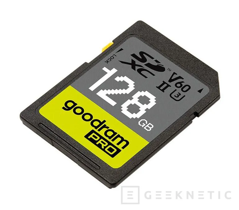 Geeknetic La nueva tarjeta SD de Goodram alcanza 120 MB/s de escritura y certificación V60 para grabar en 4K sin cortes 1